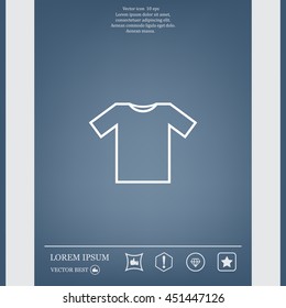 Tshirt Icon icon, vector illustration. Flat design style