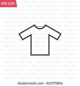 Tshirt Icon icon, vector illustration. Flat design style