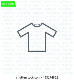 Tshirt Icon icon, vector illustration. Flat design style