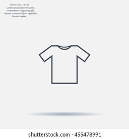 Tshirt Icon icon, vector illustration. Flat design style