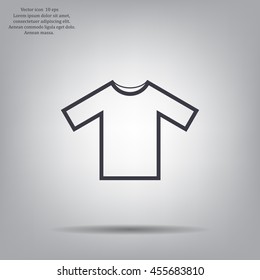 T-shirt Icon icon, vector illustration. Flat design style