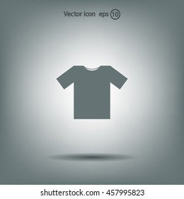 Tshirt Icon icon, vector illustration. Flat design style