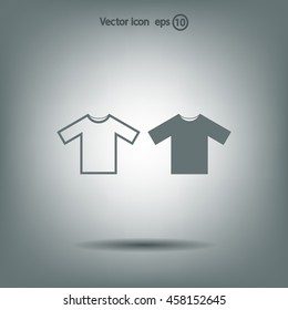 Tshirt Icon icon, vector illustration. Flat design style