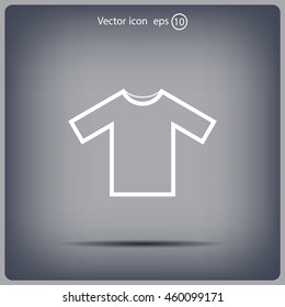 Tshirt Icon icon, vector illustration. Flat design style