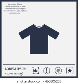 Tshirt Icon icon, vector illustration. Flat design style