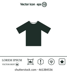 Tshirt Icon icon, vector illustration. Flat design style