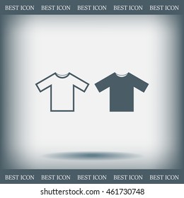 Tshirt Icon icon, vector illustration. Flat design style