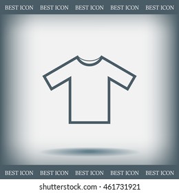 Tshirt Icon icon, vector illustration. Flat design style