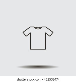 Tshirt Icon icon, vector illustration. Flat design style