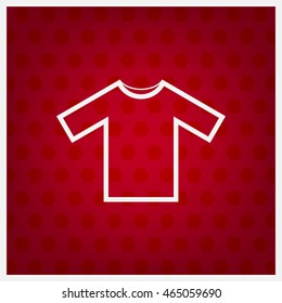 Tshirt Icon icon, vector illustration. Flat design style