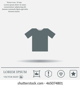Tshirt Icon icon, vector illustration. Flat design style