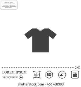 Tshirt Icon icon, vector illustration. Flat design style