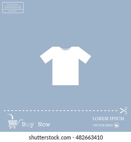 Tshirt Icon icon, vector illustration. Flat design style