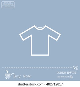Tshirt Icon icon, vector illustration. Flat design style