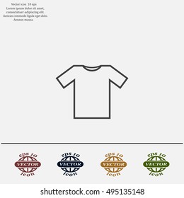 Tshirt Icon icon, vector illustration. Flat design style