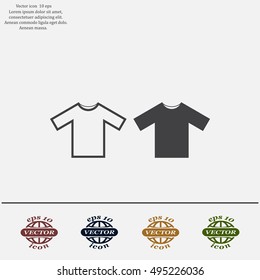 Tshirt Icon icon, vector illustration. Flat design style