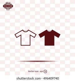 Tshirt Icon icon, vector illustration. Flat design style