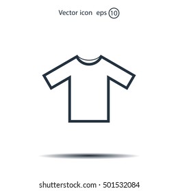 Tshirt Icon icon, vector illustration. Flat design style