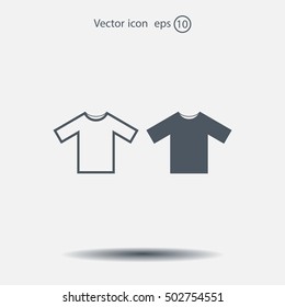 Tshirt Icon icon, vector illustration. Flat design style