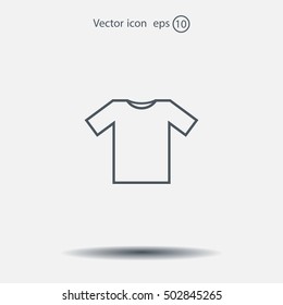 Tshirt Icon icon, vector illustration. Flat design style