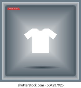 Tshirt Icon icon, vector illustration. Flat design style
