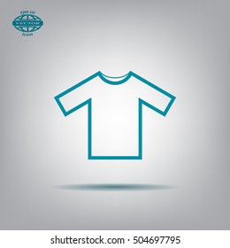 Tshirt Icon icon, vector illustration. Flat design style