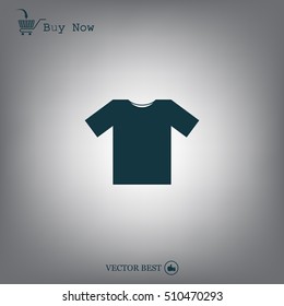 Tshirt Icon icon, vector illustration. Flat design style