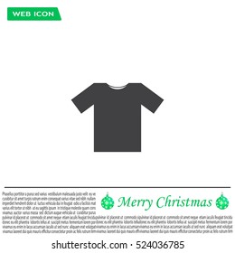 Tshirt Icon icon, vector illustration. Flat design style