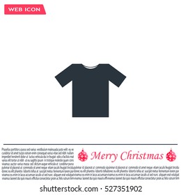 Tshirt Icon icon, vector illustration. Flat design style