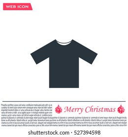 Tshirt Icon icon, vector illustration. Flat design style