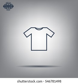 Tshirt Icon icon, vector illustration. Flat design style