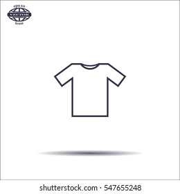 Tshirt Icon icon, vector illustration. Flat design style