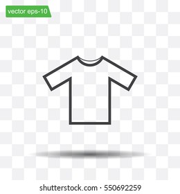 Tshirt Icon icon, vector illustration. Flat design style