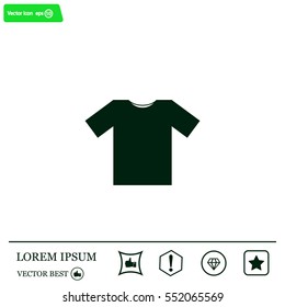 Tshirt Icon icon, vector illustration. Flat design style