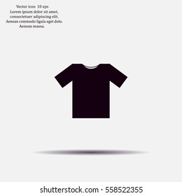 Tshirt Icon icon, vector illustration. Flat design style