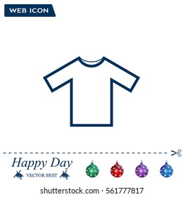 Tshirt Icon icon, vector illustration. Flat design style
