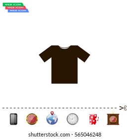 Tshirt Icon icon, vector illustration. Flat design style