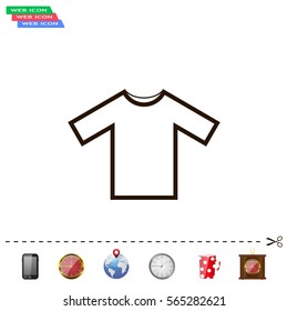 Tshirt Icon icon, vector illustration. Flat design style