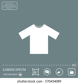 Tshirt Icon icon, vector illustration. Flat design style