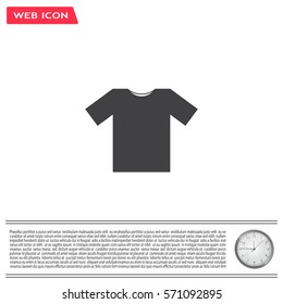 Tshirt Icon icon, vector illustration. Flat design style