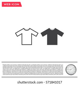 Tshirt Icon icon, vector illustration. Flat design style