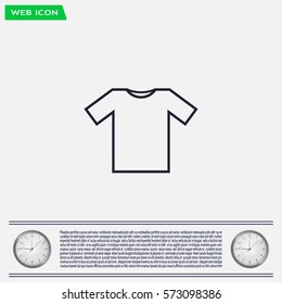 Tshirt Icon icon, vector illustration. Flat design style