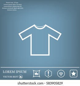 Tshirt Icon icon, vector illustration. Flat design style