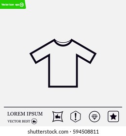 Tshirt Icon icon, vector illustration. Flat design style
