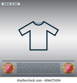 Tshirt Icon icon, vector illustration. Flat design style