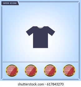 Tshirt Icon icon, vector illustration. Flat design style