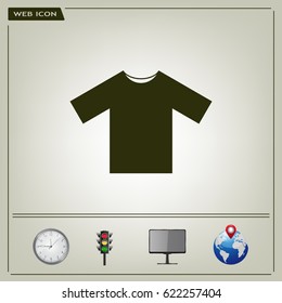 Tshirt Icon icon, vector illustration. Flat design style