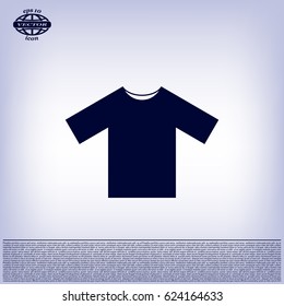 Tshirt Icon icon, vector illustration. Flat design style