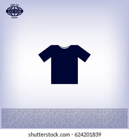Tshirt Icon icon, vector illustration. Flat design style