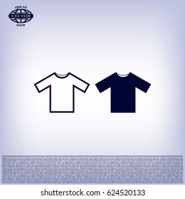 Tshirt Icon icon, vector illustration. Flat design style